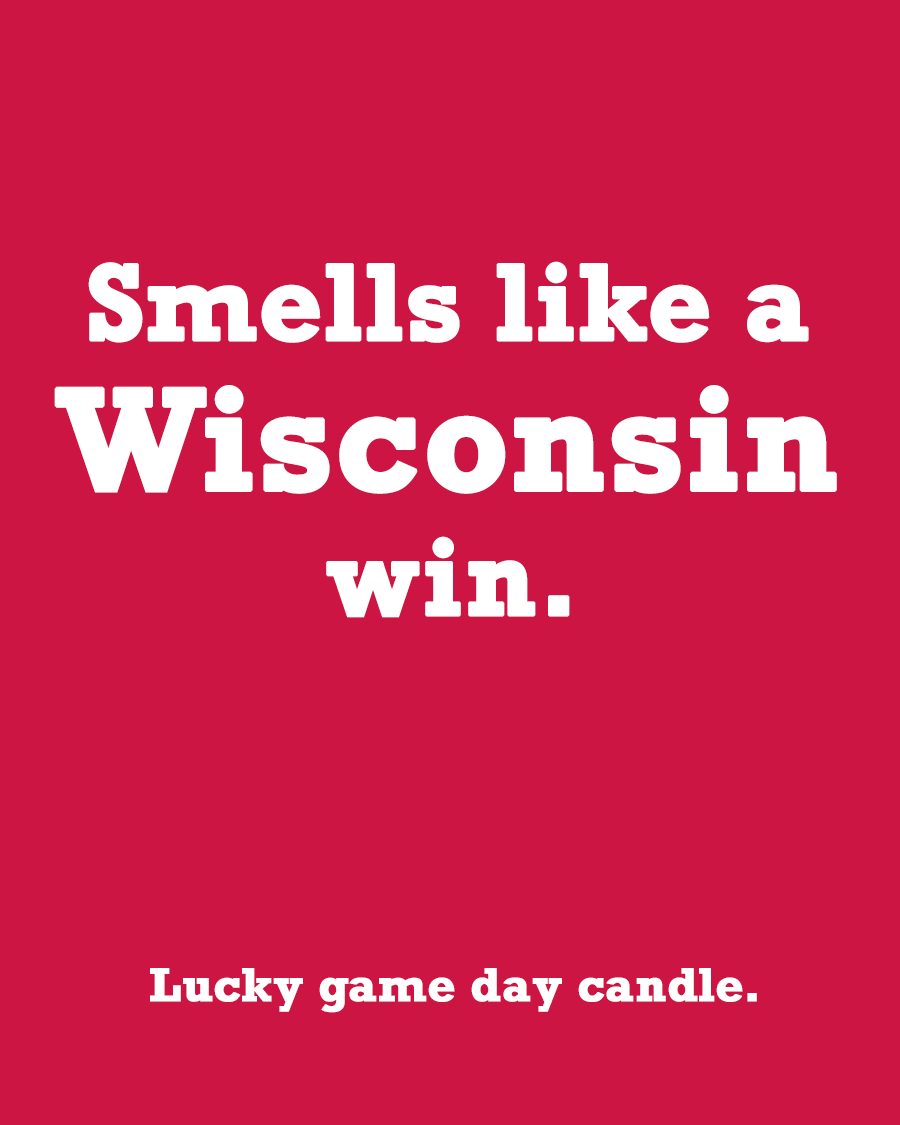 Wisconsin - Smells like a Wisconsin win scented candle (13.75 oz)